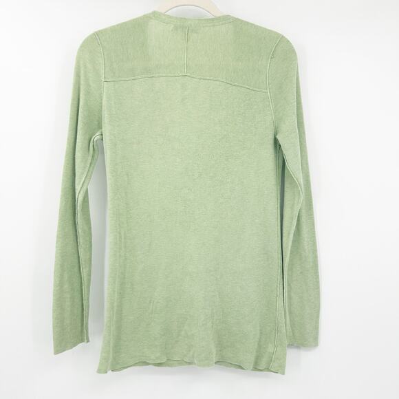 Banana Republic Womens Fall Casual Silk Blend Cardigan Sweater Size M Sage Green - Picture 5 of 5